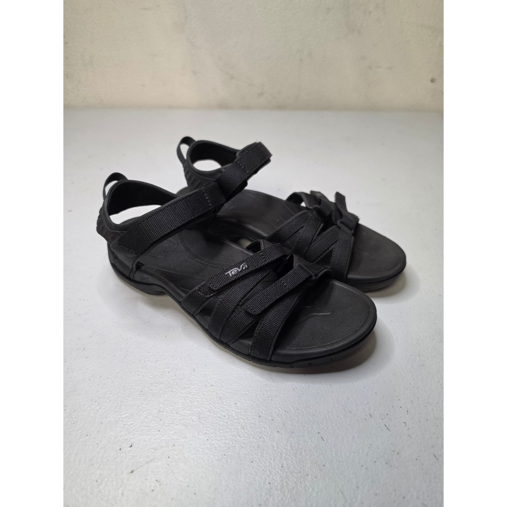 Teva Tirra Black Multi Strap Sport Sandals Womens Size 8 Hiking Outdoor